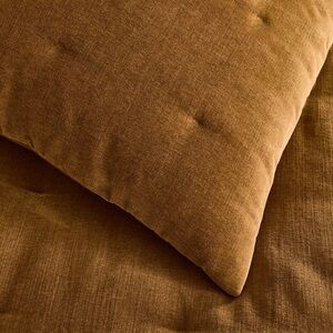 NWT King West Elm Classic Cotton Velvet Tack Stitch Sham